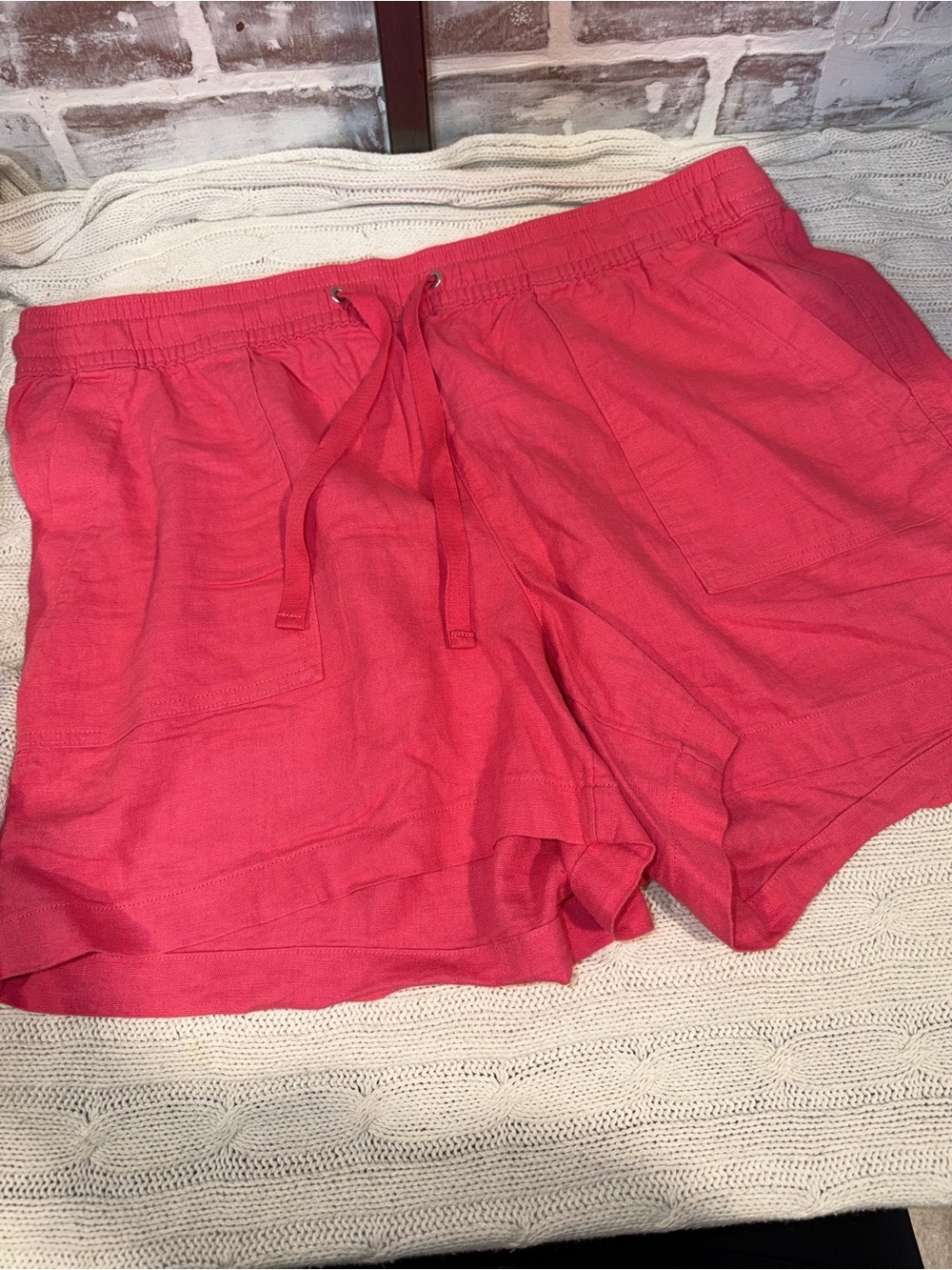 Nautica Women's Coral Drawstring Athletic Shorts